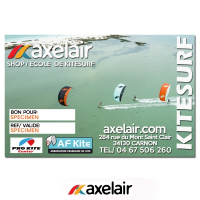 Axel'Air Bon Kite pour 1 navigation accompagnée avec location 2025