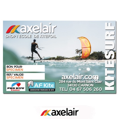 Axel'Air Bon pour un cours de Kitefoil Promo 2025