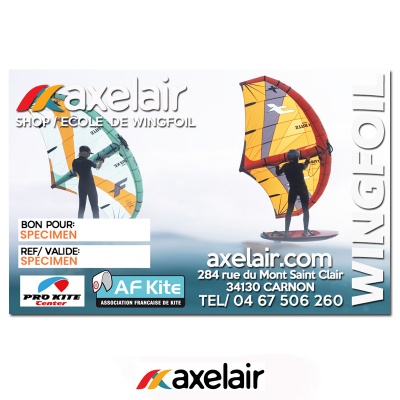 Axel'Air Bon pour un cours de Wingfoil Promo 2025