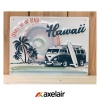 Axel'Air Plaque Métallique Travel to the beach 30x40cm
